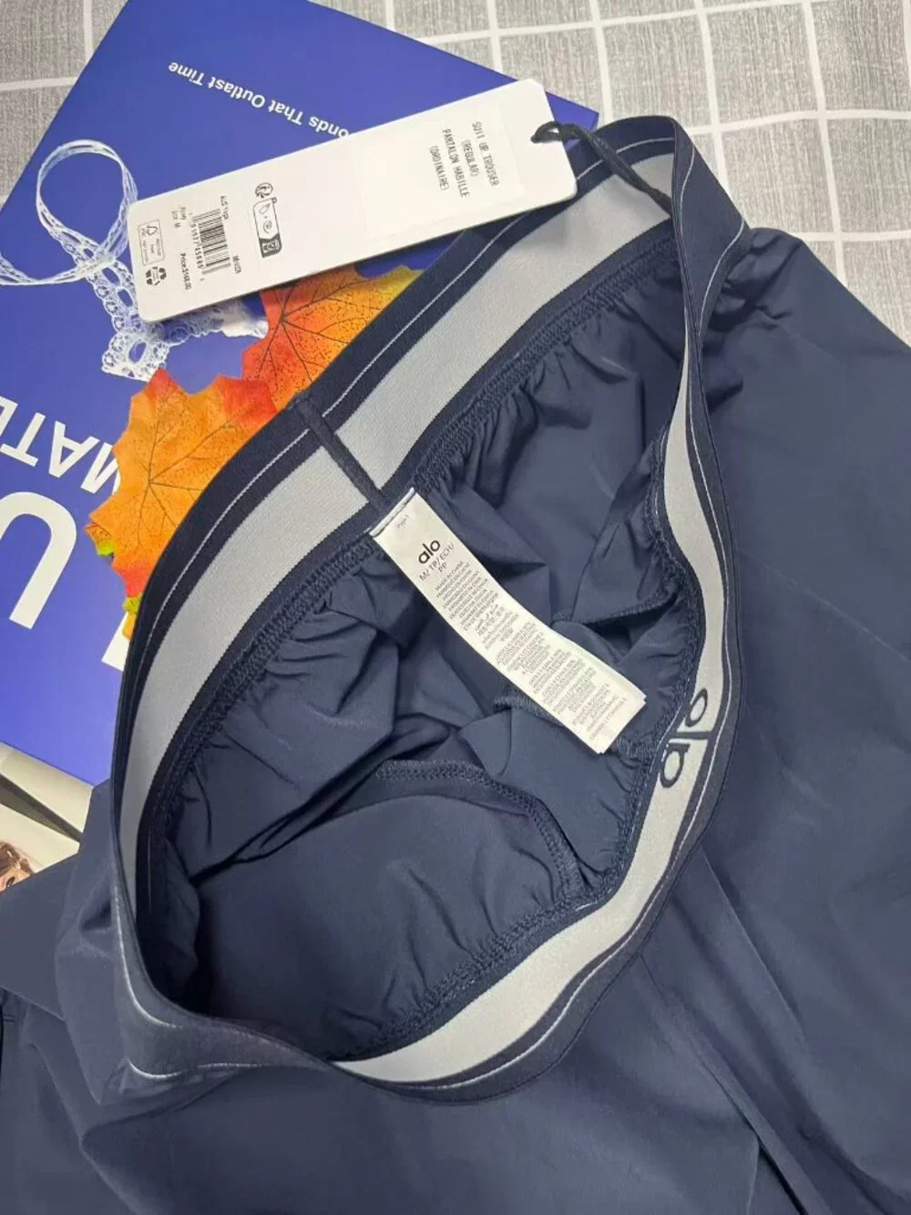 New🌃ALO Yoga Suit Up Trouser Navy Blue 💍(Regular) 30-inch inner seam